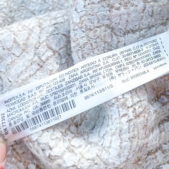 Zara Crackled Knit Sweater - Picture 9 of 10